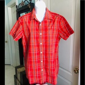 Kenneth Cole button down short sleeve EUC Size S